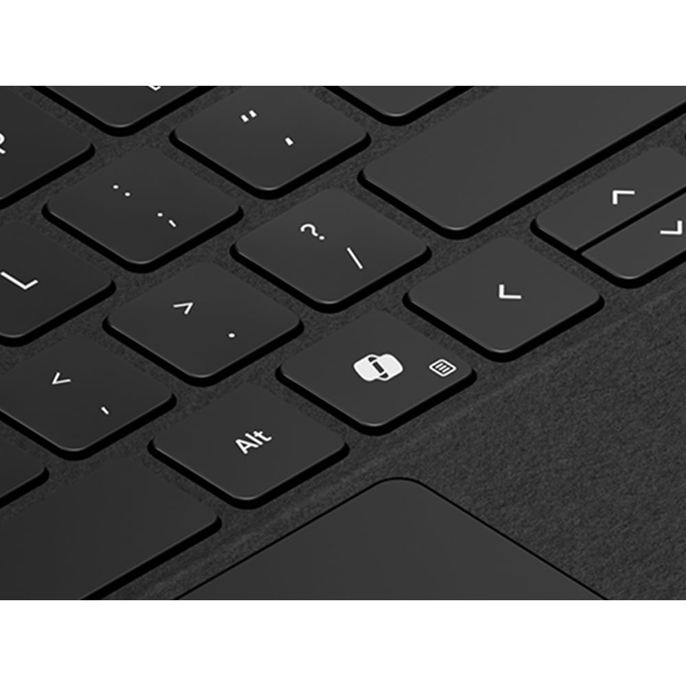 Microsoft Teclado Surface Pro Flex con Bolígrafo Delgado para Copilot  11  Edición  Negro