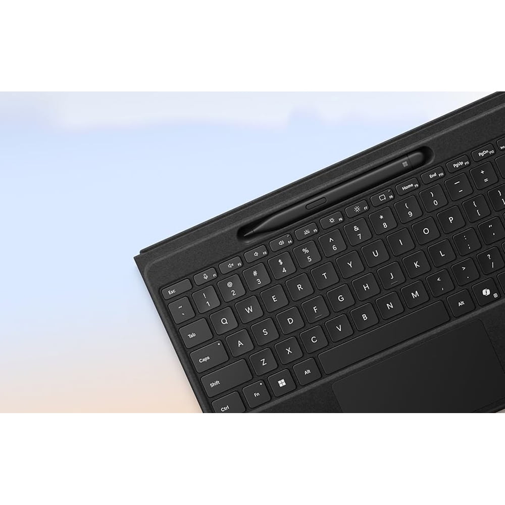 Microsoft Teclado Surface Pro Flex con Bolígrafo Delgado para Copilot  11  Edición  Negro