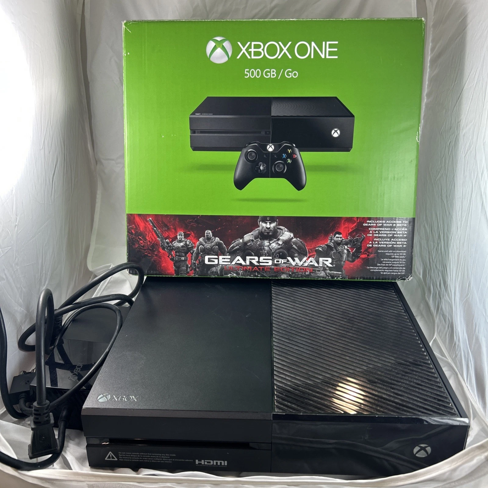 Microsoft Xbox One 500GB Tested/Working & Wiped 5/16/26  controller not included