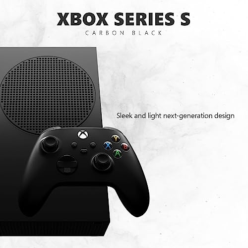 Microsoft Xbox Series S 1TB SSD Console Carbon Black   Includes Xbox Wireless Controller   Up to 120 frames per second   10GB RAM 1TB SSD   Experience high dynamic range   Xbox Velocity Architecture  Renewed 
