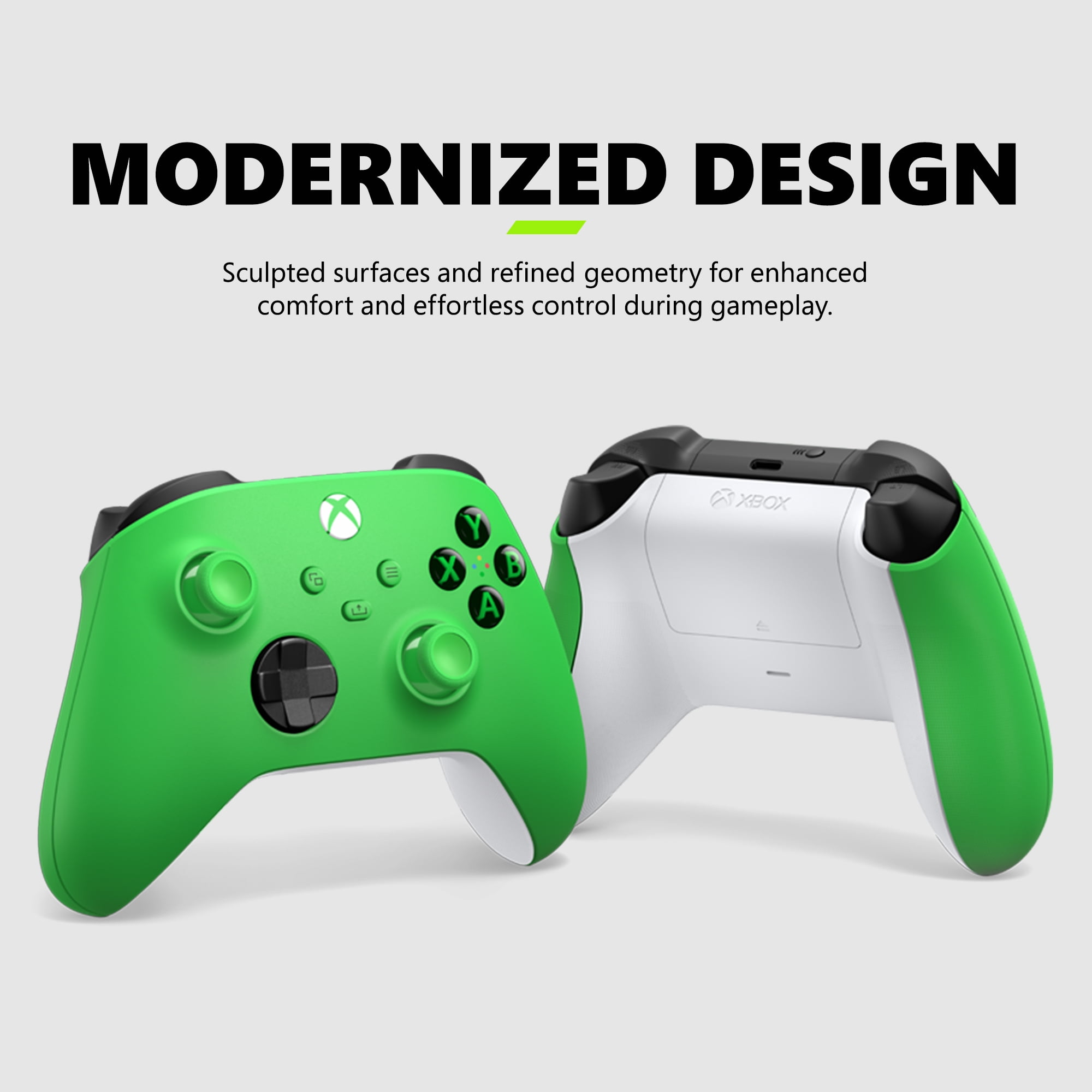 Microsoft Xbox Wireless Controller   Velocity Green   for Xbox Series X S  Xbox One  PCs  and Cloud Enabled Devices