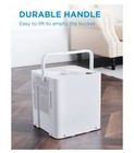 Midea Cube 20 Pint Dehumidifier Up to 1 500 Sq  Ft  dehumidifier with drain hose