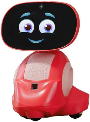 Miko 3 AI Robot for Kids   Smart Educational & STEAM Learning Robot with Interactive Apps  Games  Stories & Activities for Girls & Boys Ages 5 10   Red