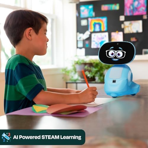 Miko 3 AI Robot for Kids   Smart Educational & STEAM Learning Robot with Interactive Apps  Games  Stories & Activities for Girls & Boys Ages 5 10   Red