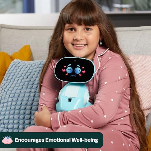 Miko 3 AI Robot for Kids   Smart Educational & STEAM Learning Robot with Interactive Apps  Games  Stories & Activities for Girls & Boys Ages 5 10   Red