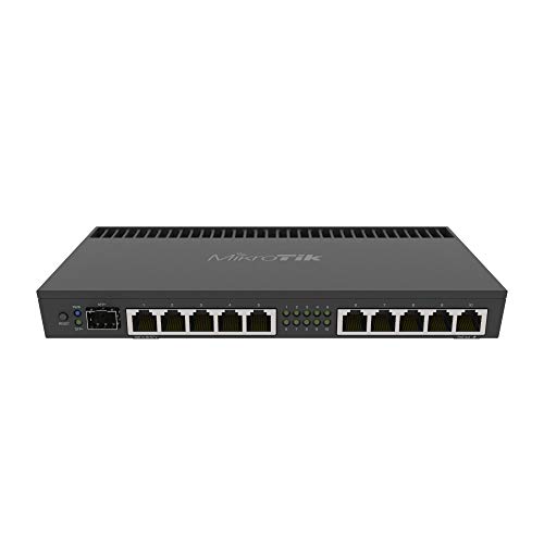 MikroTik Router Gigabit Ethernet de 10 puertos RB4011 (RB4011iGS+RM)