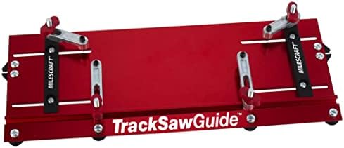 Milescraft 1408 Guide Rails   55 Inch Rail Extensions for Milescraft 1409 Track Saw Guide & 1409 Track Saw Guide   Universal Compatibility for Circular Saws