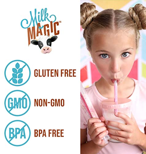 Milk Magic Chocolate Milk Flavoring Straws   Box of 24 Milk Straws