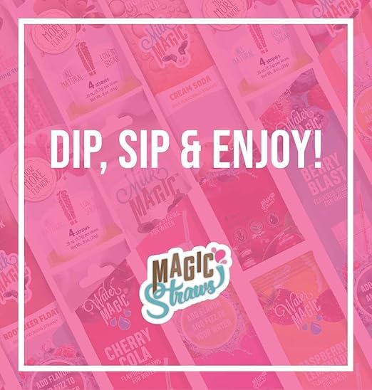 Milk Magic Chocolate Milk Flavoring Straws   Box of 24 Milk Straws