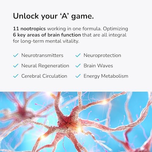 Mind Lab Pro  MLP  v4 Universal Nootropic  Brain Booster Supplement for Focus  Memory  Clarity  Energy   60 Count   Plant Based  Naturally Sourced Memory Vitamins for Better Brain Health  Made in USA