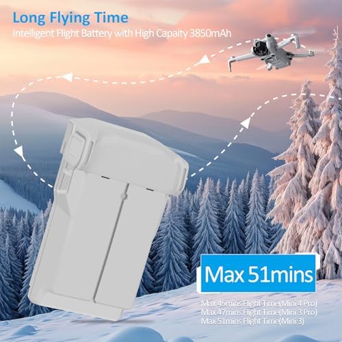 Mini 3 Series Intelligent Flight Battery Plus  2 Packs  with Bi Directional Charging Hub for DJI Mini 3/3 Pro/4 Pro