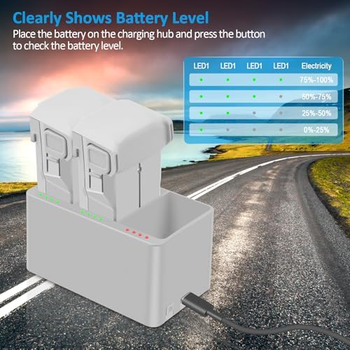 Mini 3 Series Intelligent Flight Battery Plus  2 Packs  with Bi Directional Charging Hub for DJI Mini 3/3 Pro/4 Pro