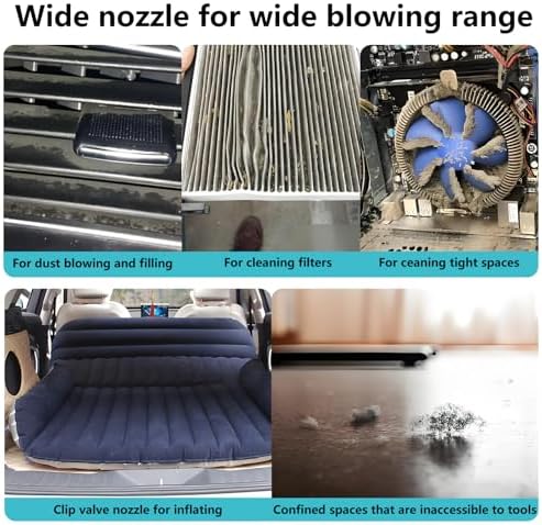 Mini Blower for Makita18V Battery 140000 RPM Brushless Cordless Air Duster Electric Leaf Blowers for Leaf Cleaning Compressed Air Dusterfor Keyboard Electric Devices Cleaning Multiple Usage Tool only 