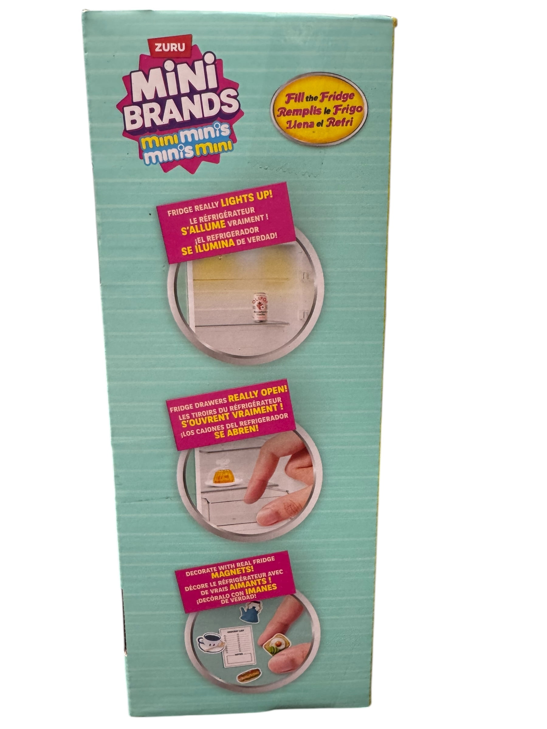 Mini Brands Mini Minis Fill the Fridge Exclusive Bundle   Refrigerator   3 Capsules in Gift Packaging by Zuru