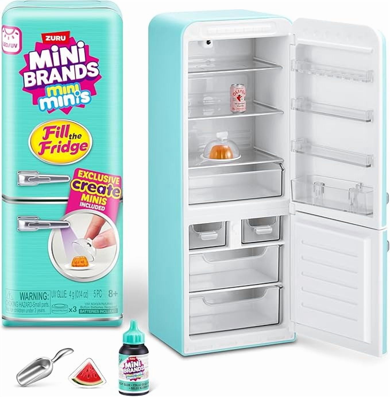 Mini Brands Mini Minis Fill the Fridge Exclusive Bundle   Refrigerator   3 Capsules in Gift Packaging by Zuru