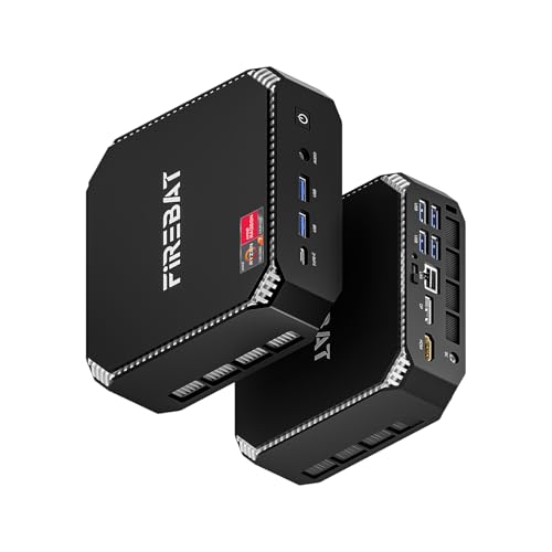 Mini Gaming PC Ryzen7 6800H A6 8C/16T  Up to 4 7GHz  AMD Radeon 680M Graphics  USB C  WiFi 6 BT5 2  2 5G LAN  16GB DDR5 4800MHz Dual Channel  512GB PCIe  Student/Home/Business Desktop Computer