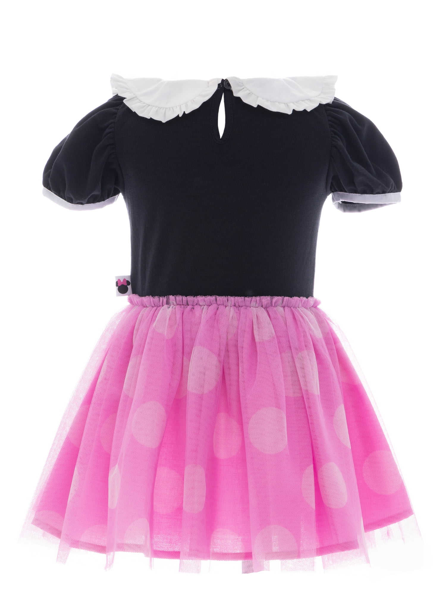 Talla 3T - Minnie Mouse Vestido Tutú de Cosplay para Niñas Pequeñas con Mangas Abullonadas, Tallas 12M-5T