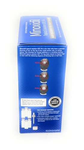 Minoxidil for Men 5  Extra Strength Hair Regrowth for Men fLsbok  6 Month Supply by Kirkland Signature  6 Pack  2 oz Bottle