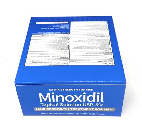Minoxidil for Men 5  Extra Strength Hair Regrowth for Men fLsbok  6 Month Supply by Kirkland Signature  6 Pack  2 oz Bottle