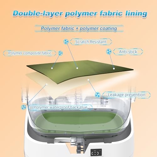 Mintakawa Automatic Cat Litter Box Self Cleaning   APP Control and Weight Monitoring   Ultra Quiet  Suitable for Medium Cats and Kittens  Safe Anti Pinch Litter Box  Assembly Required    White