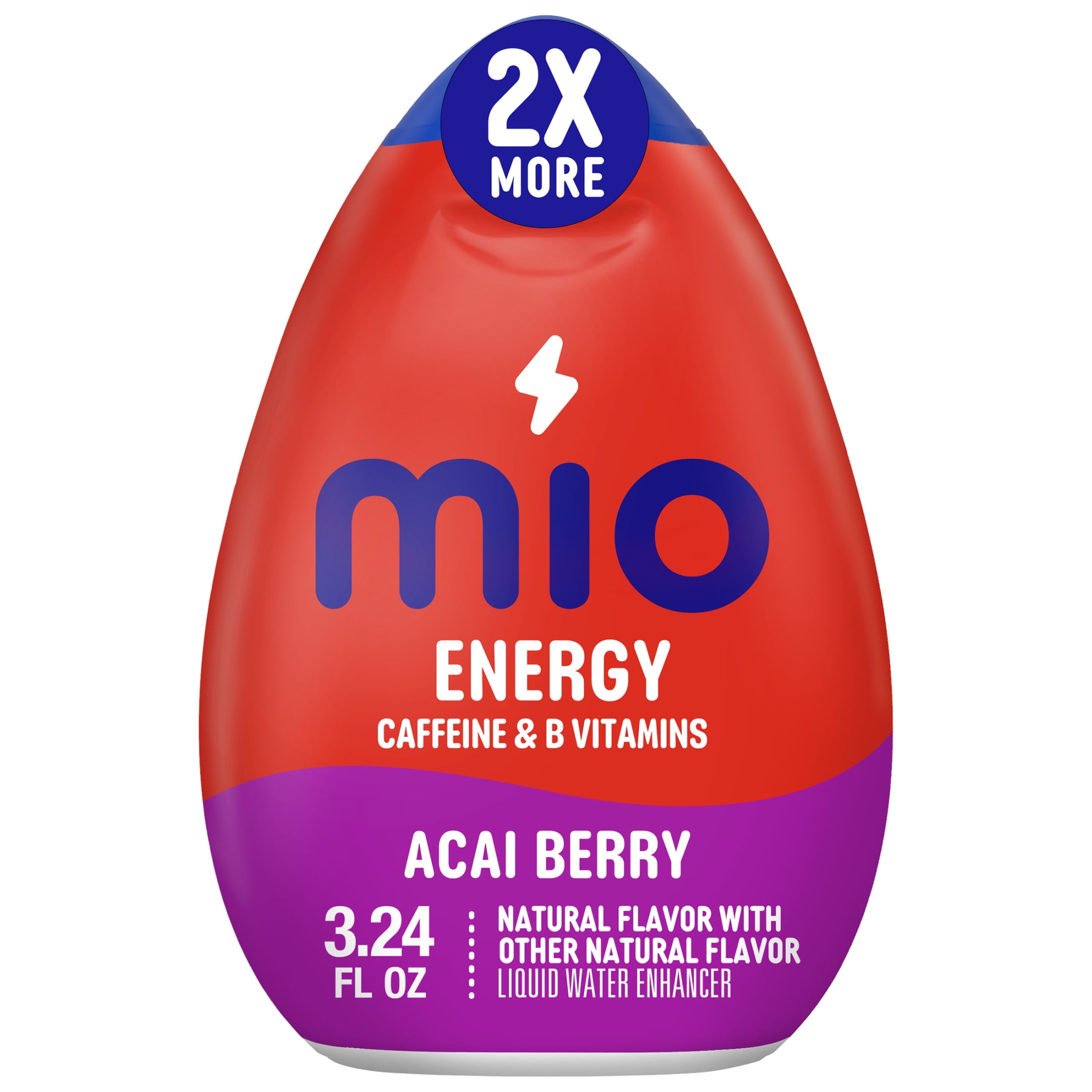 Mio Energy Acai Berry Flavored with Other Natural Flavor Liquid Water Enhancer  3 24 fl oz Bottle