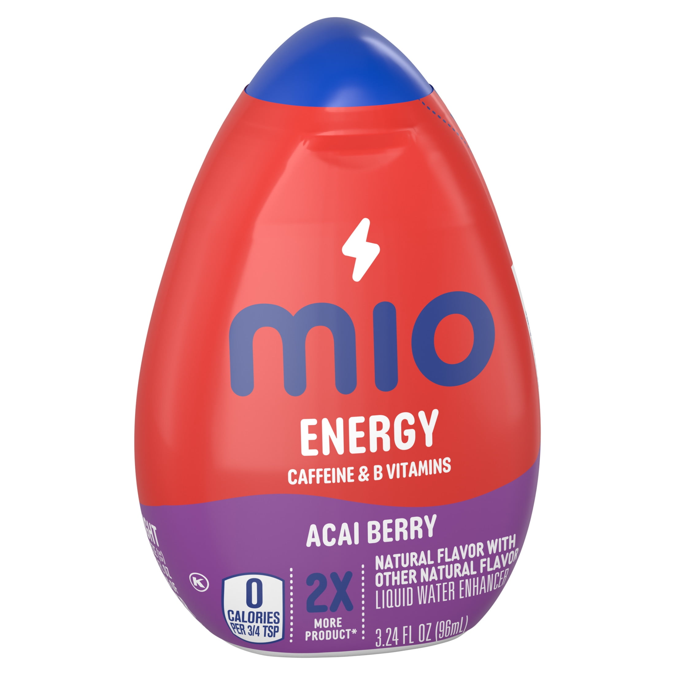 Mio Energy Acai Berry Flavored with Other Natural Flavor Liquid Water Enhancer  3 24 fl oz Bottle