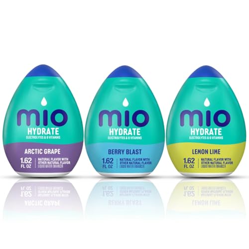 Mio Liquid Water Enhancer 1 62  2 of Each  Lemon Lime  Berry Blast  Arctic Grape  Orange Tangerine   8 ct     2 of Each