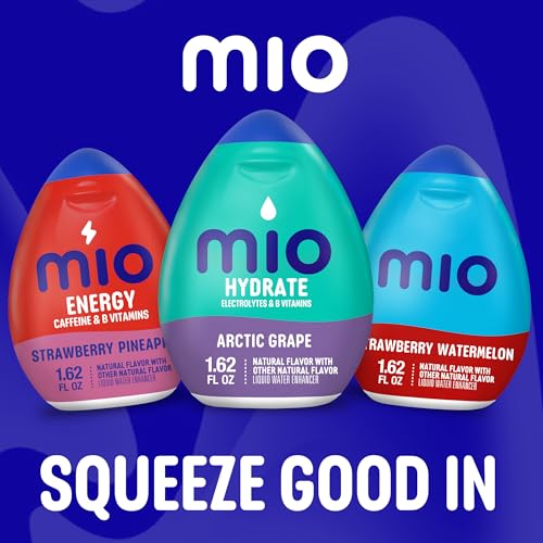 Mio Liquid Water Enhancer 1 62  2 of Each  Lemon Lime  Berry Blast  Arctic Grape  Orange Tangerine   8 ct     2 of Each