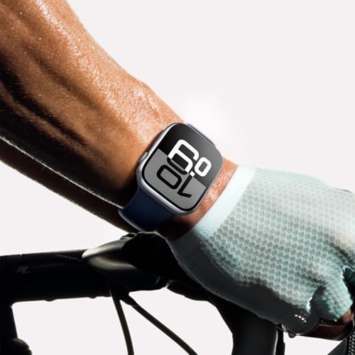 Misxi 2 Pack Hard PC Case with Tempered Glass Screen Protector Compatible with Apple Watch Series 9  2023  Series 8 Series 7 45mm  Ultra Thin Scratch Resistant Cover for iWatch S9/S8/S7  Black