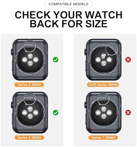 Misxi 2 Pack Hard PC Case with Tempered Glass Screen Protector Compatible with Apple Watch Series 9  2023  Series 8 Series 7 45mm  Ultra Thin Scratch Resistant Cover for iWatch S9/S8/S7  Black