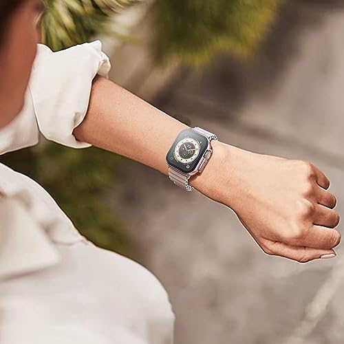 Misxi 2 Pack Hard PC Case with Tempered Glass Screen Protector Compatible with Apple Watch Series 9  2023  Series 8 Series 7 45mm  Ultra Thin Scratch Resistant Cover for iWatch S9/S8/S7  Black