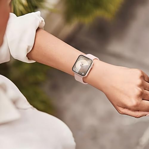 Misxi 2 Pack Hard PC Case with Tempered Glass Screen Protector Compatible with Apple Watch Series 9  2023  Series 8 Series 7 45mm  Ultra Thin Scratch Resistant Cover for iWatch S9/S8/S7  Black