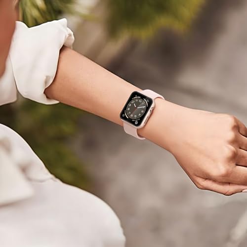 Misxi 2 Pack Hard PC Case with Tempered Glass Screen Protector Compatible with Apple Watch Series 9  2023  Series 8 Series 7 45mm  Ultra Thin Scratch Resistant Cover for iWatch S9/S8/S7  Black