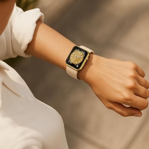 Misxi 2 Pack Hard PC Case with Tempered Glass Screen Protector Compatible with Apple Watch Series 9  2023  Series 8 Series 7 45mm  Ultra Thin Scratch Resistant Cover for iWatch S9/S8/S7  Black