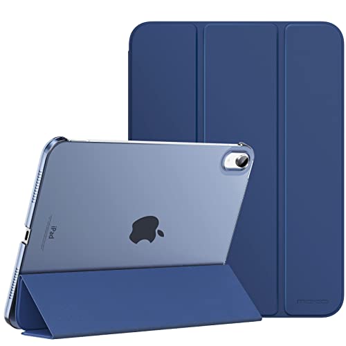 MoKo for iPad  A16  11th Generation Case 11 Inch 2025  iPad 10th Generation Case 10 9 Inch 2022  Slim Stand Hard PC Translucent Back Shell Smart Cover  Support Touch ID  Auto Wake/Sleep  Navy Blue