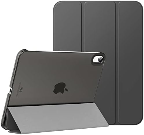 MoKo for iPad  A16  11th Generation Case 11 Inch 2025  iPad 10th Generation Case 10 9 Inch 2022  Slim Stand Hard PC Translucent Back Shell Smart Cover  Support Touch ID  Auto Wake/Sleep Space Gray