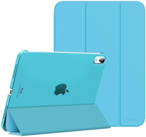 MoKo for iPad  A16  11th Generation Case 11 Inch 2025  iPad 10th Generation Case 10 9 Inch 2022  Slim Stand Hard PC Translucent Back Shell Smart Cover  Support Touch ID  Auto Wake/Sleep Space Gray