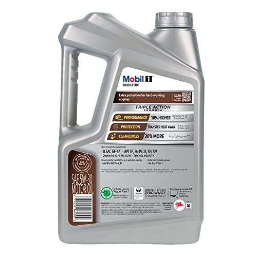 Mobil 1 Truck & SUV Full Synthetic Motor Oil 5W 30  5 Quart