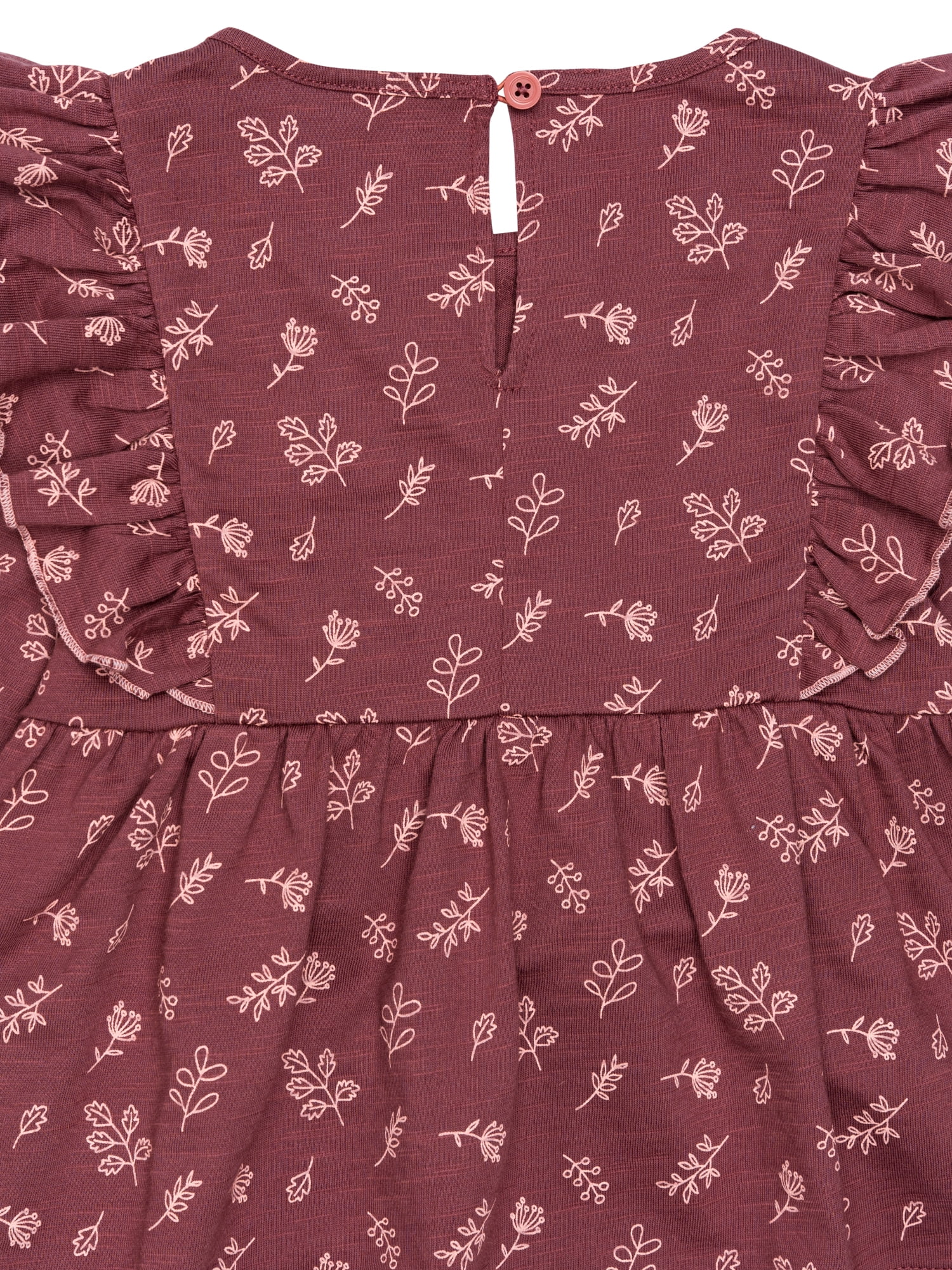 Modern Moments by Gerber Toddler Girl Ruffles Top and Wide Leg Pant Set  2 Piece  Sizes 12 Months   5T