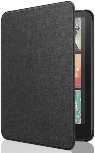 Moko Case for All new 7 Kindle Paperwhite  12th Generation 2024  and Kindle Colorsoft Signature Edition 2024  Lightweight Shell Cover with Auto Wake/Sleep for Kindle Paperwhite 2024  Denim Black
