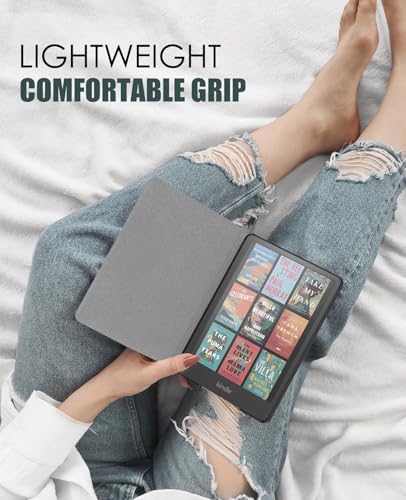 Moko Case for All new 7 Kindle Paperwhite  12th Generation 2024  and Kindle Colorsoft Signature Edition 2024  Lightweight Shell Cover with Auto Wake/Sleep for Kindle Paperwhite 2024  Denim Black