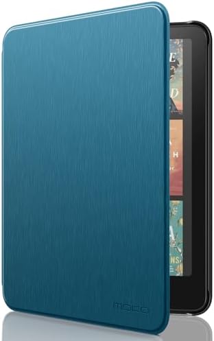 Moko Case for All new 7 Kindle Paperwhite  12th Generation 2024  and Kindle Colorsoft Signature Edition 2024  Lightweight Shell Cover with Auto Wake/Sleep for Kindle Paperwhite 2024  Denim Black