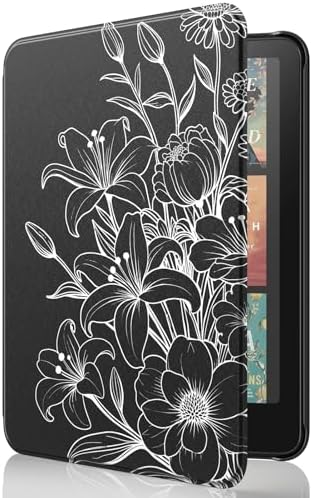 Moko Case for All new 7 Kindle Paperwhite  12th Generation 2024  and Kindle Colorsoft Signature Edition 2024  Lightweight Shell Cover with Auto Wake/Sleep for Kindle Paperwhite 2024  Denim Black