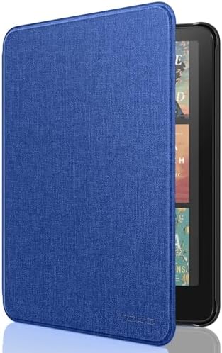Moko Case for All new 7 Kindle Paperwhite  12th Generation 2024  and Kindle Colorsoft Signature Edition 2024  Lightweight Shell Cover with Auto Wake/Sleep for Kindle Paperwhite 2024  Denim Black