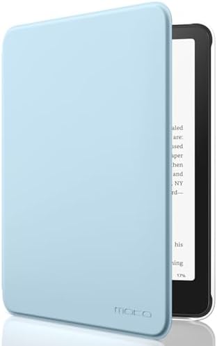 Moko Case for All new 7 Kindle Paperwhite  12th Generation 2024  and Kindle Colorsoft Signature Edition 2024  Lightweight Shell Cover with Auto Wake/Sleep for Kindle Paperwhite 2024  Denim Black