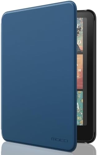 Moko Case for All new 7 Kindle Paperwhite  12th Generation 2024  and Kindle Colorsoft Signature Edition 2024  Lightweight Shell Cover with Auto Wake/Sleep for Kindle Paperwhite 2024  Denim Black
