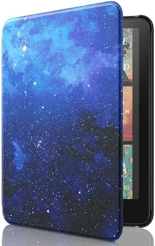 Moko Case for All new 7 Kindle Paperwhite  12th Generation 2024  and Kindle Colorsoft Signature Edition 2024  Lightweight Shell Cover with Auto Wake/Sleep for Kindle Paperwhite 2024  Denim Black