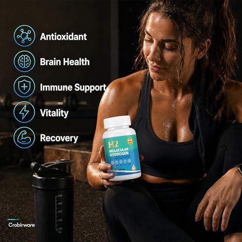 Molecular Hydrogen Water Tablets  12 PPM H2 Supplement with Magnesium  Raspberry Flavor  Fast Dissolving H2 Tablets for Water  Hydration  Energy & Recovery Support  120 Tablets