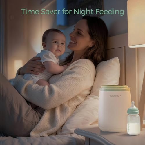 Momcozy Bottle Warmer  Fast Bottle Warmers for All Bottles with Timer  Accurate Temperature Control and Automatic Shut Off  Multifunctional Bottle Warmer for Breastmilk