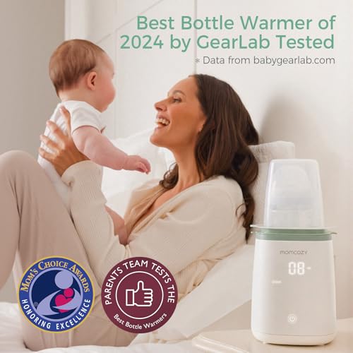 Momcozy Bottle Warmer  Fast Bottle Warmers for All Bottles with Timer  Accurate Temperature Control and Automatic Shut Off  Multifunctional Bottle Warmer for Breastmilk